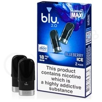 Blu 2.0 Mango Ice Vape Pods 9mg | Twin Pack Prefilled Replacement Pods