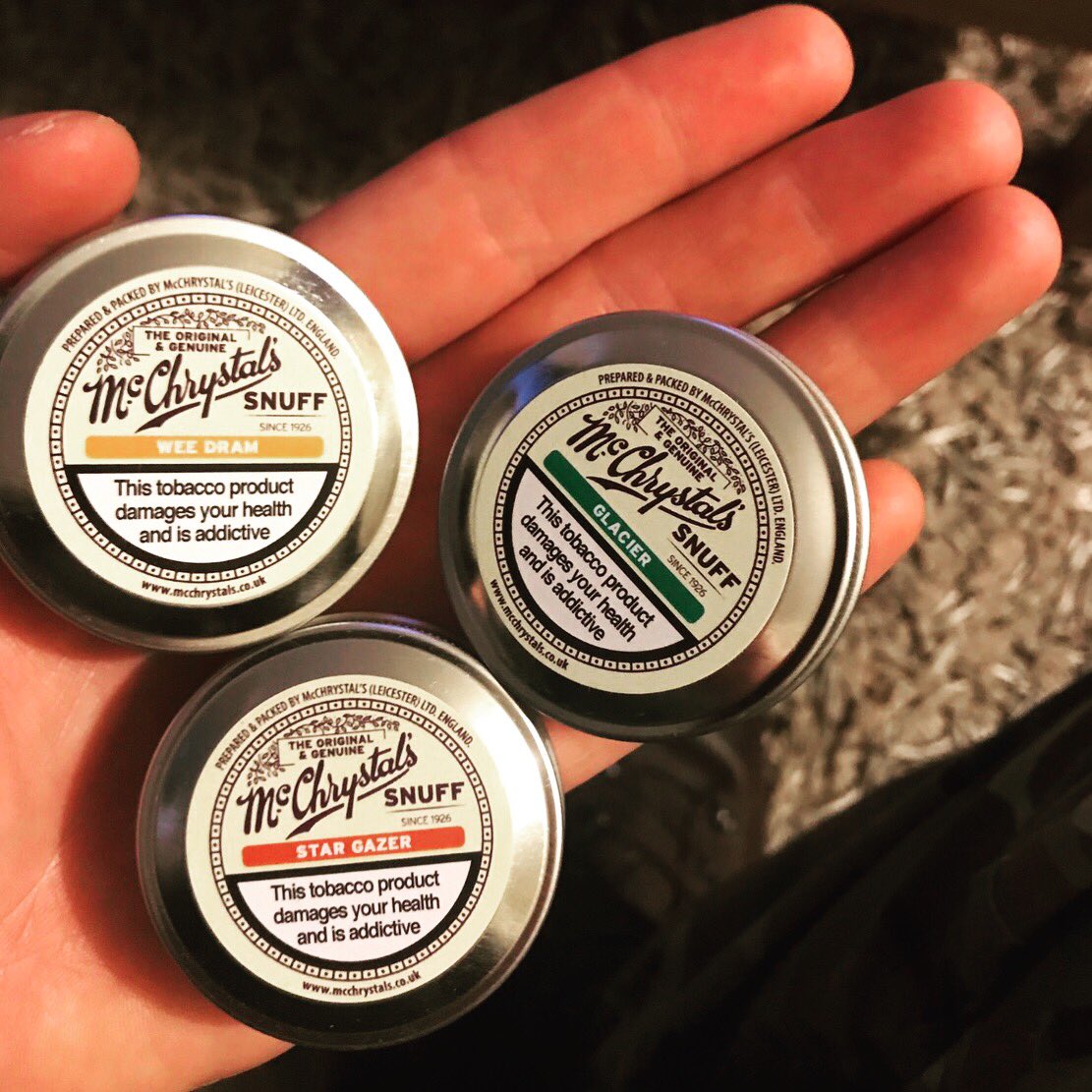 McChrystal's Original Genuine 21g nasal snuff tin – buy online UK