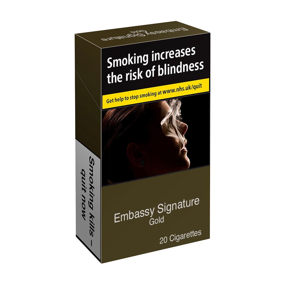 Embassy Signature Gold King Size Cigarettes 20 Pack