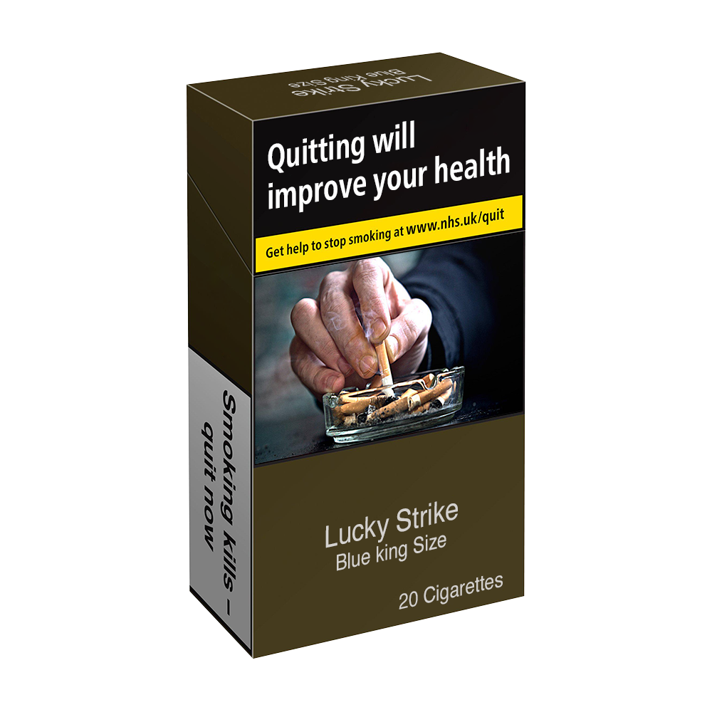 Lucky Strike Blue King Size Cigarettes 20 Pack