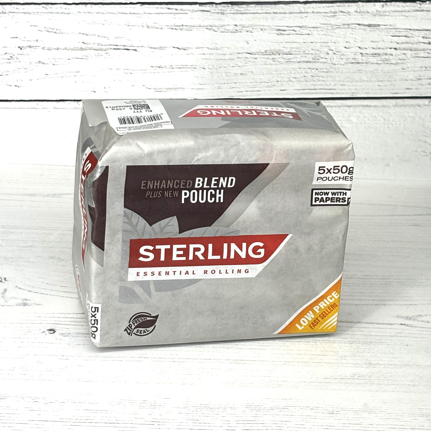 Sterling Essential 50g fine cut hand rolling tobacco pouch – Virginia blend for sale UK
