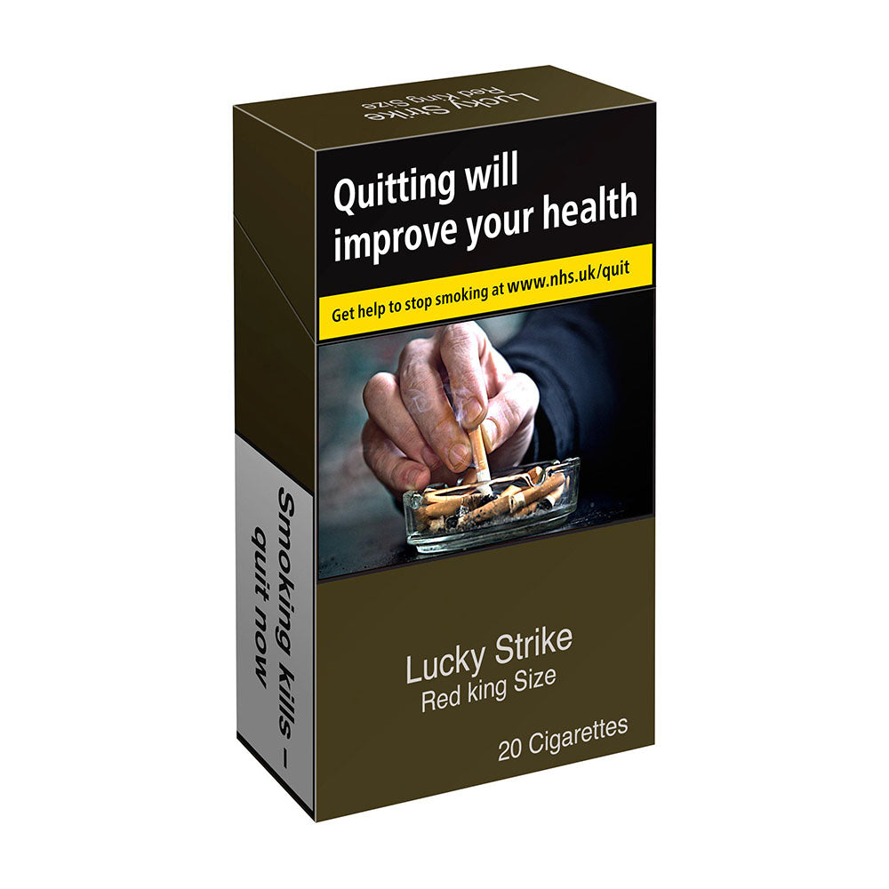 Lucky Strike Red King Size Cigarettes 20 Pack