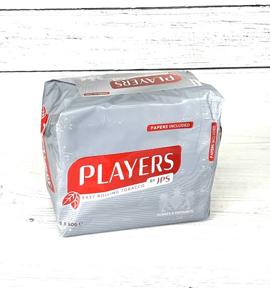 JPS Players Easy Rolling 50g hand rolling tobacco pouch – fine cut with free papers for sale UK
