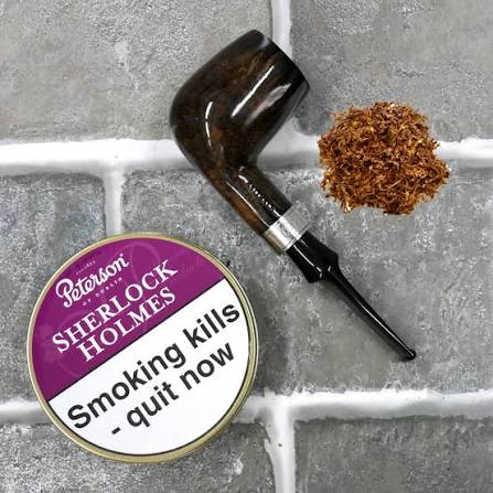 Peterson Sherlock Holmes 50g pipe tobacco tin – Virginia Burley blend for sale UK