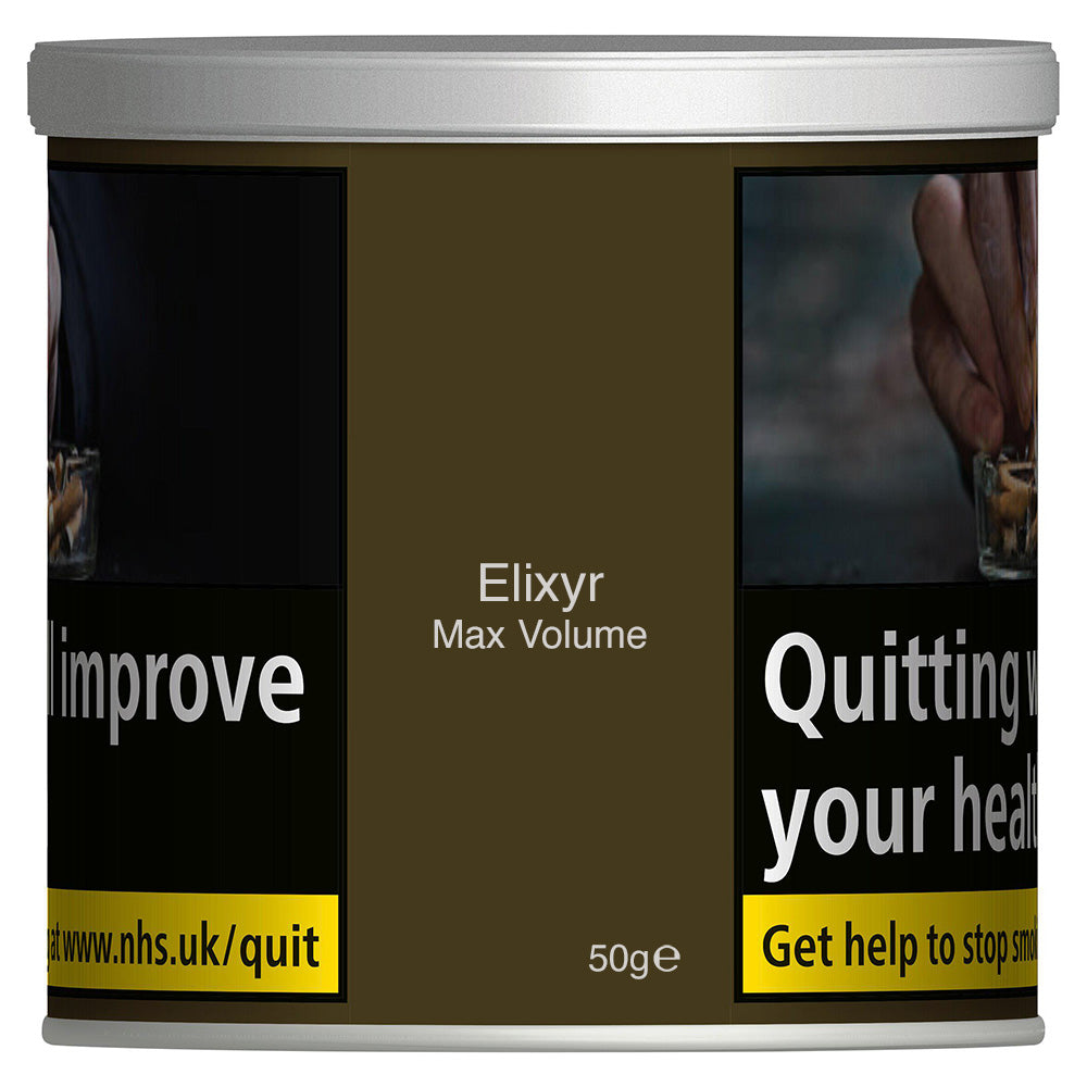 Elixyr Max Volume Tubing Tobacco Bright Virginia Blend 50g