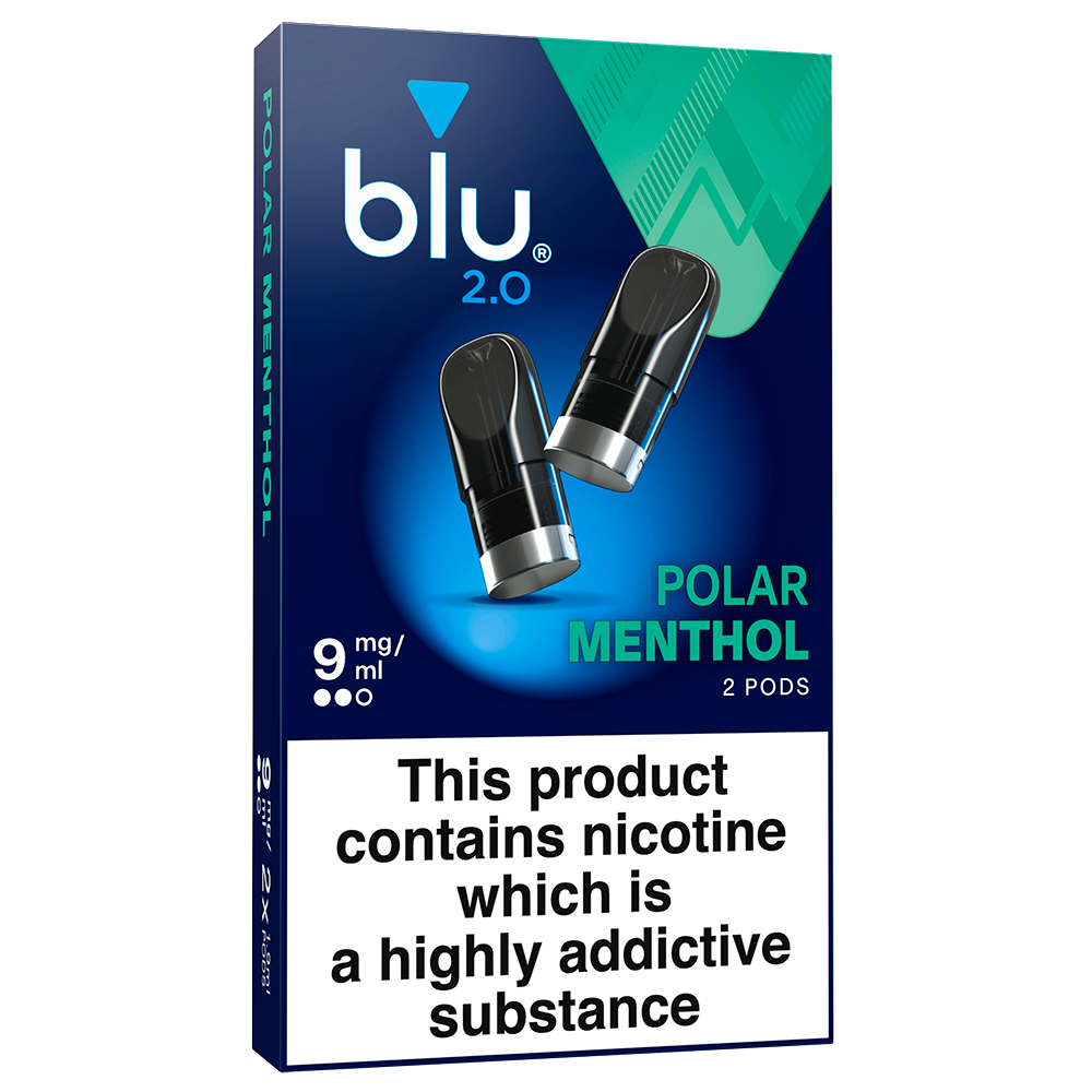 Blu 2.0 Polar Menthol Vape Pods 9mg 2 Pack