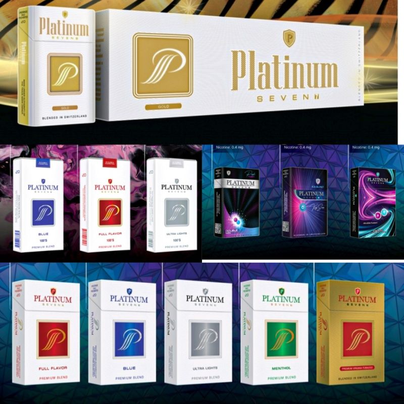 platinum seven red cigarettes uk pack king size full flavour bold tobacco
