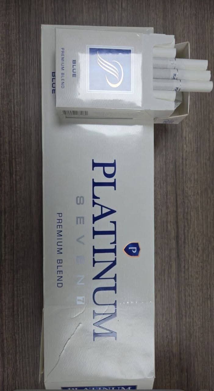 platinum seven blue cigarettes uk pack king size medium balanced flavour