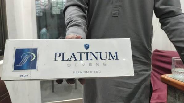 platinum seven blue cigarettes uk pack king size medium balanced flavour