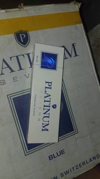 platinum seven blue cigarettes uk pack king size medium balanced flavour