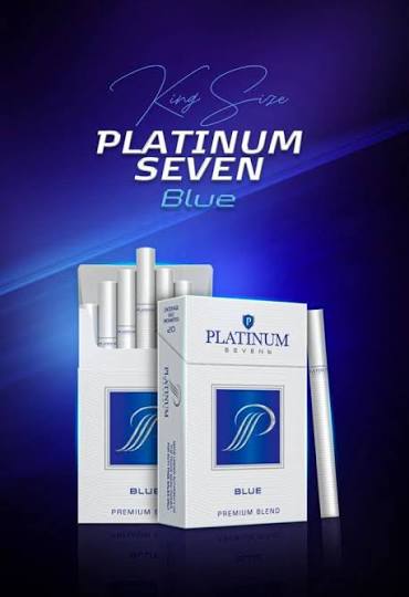 platinum seven blue cigarettes uk pack king size medium balanced flavour