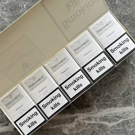parliament silver blue cigarettes uk pack king size super lights mild recessed filter