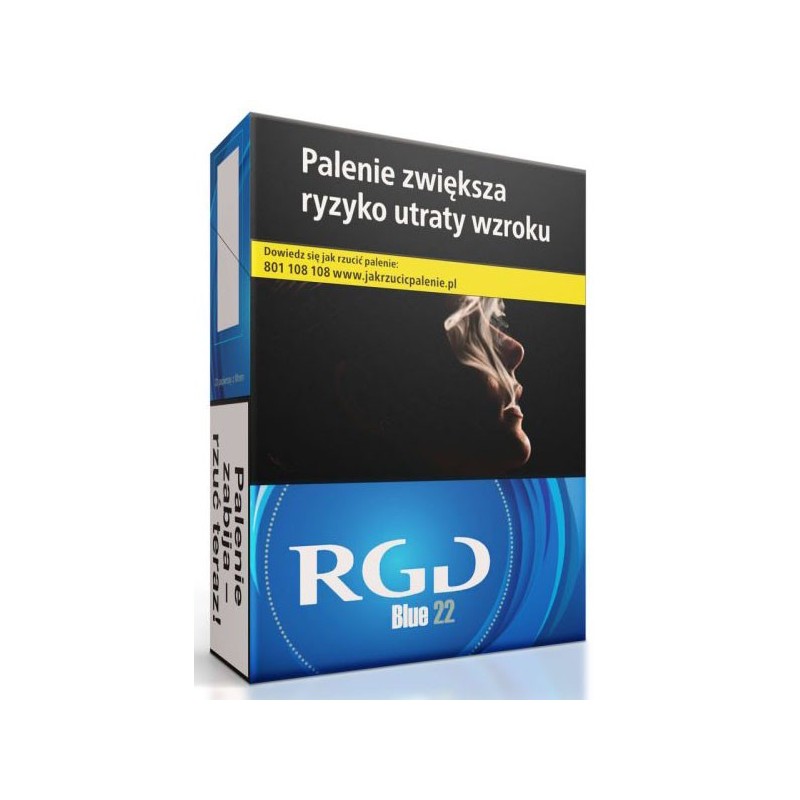 RGD Blue Hand Rolling Tobacco UK - Premium Fine Cut Light Mild RYO Tobacco Pouch